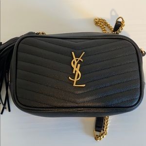 YSL mini lou quilted leather bag
